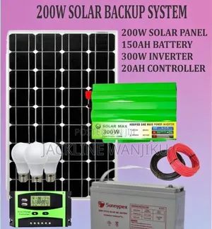 200w Solar System Full Kit / 200 W Solar Panel Kitz