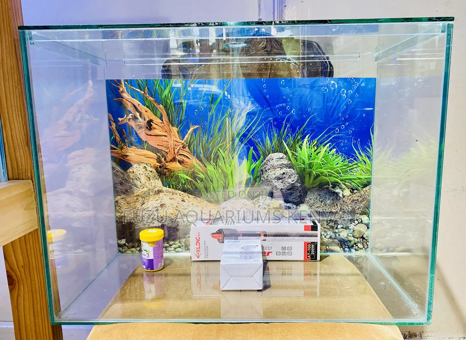 Compact Aquarium for Office or Home – 2 Feet