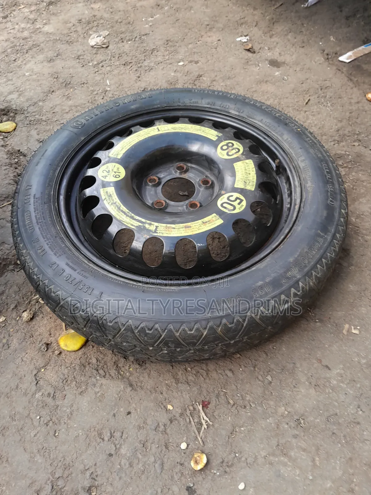 Benz Spare Wheels Tyres Size 155/70r17 Brand New