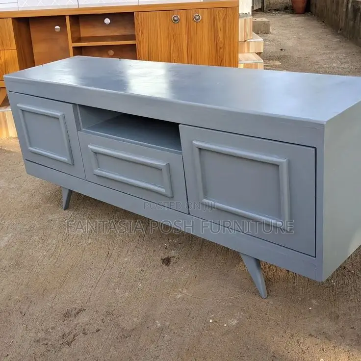 Timeless Gray Tv Stand