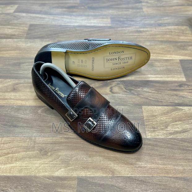 J.Foster Leather Double Monks Size 40-46
