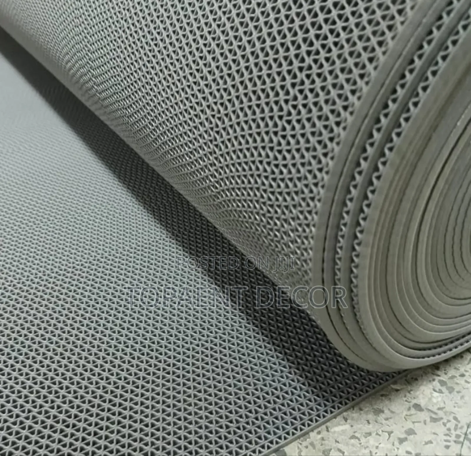 Perforated PVC Grey Non Slip Mall Mats