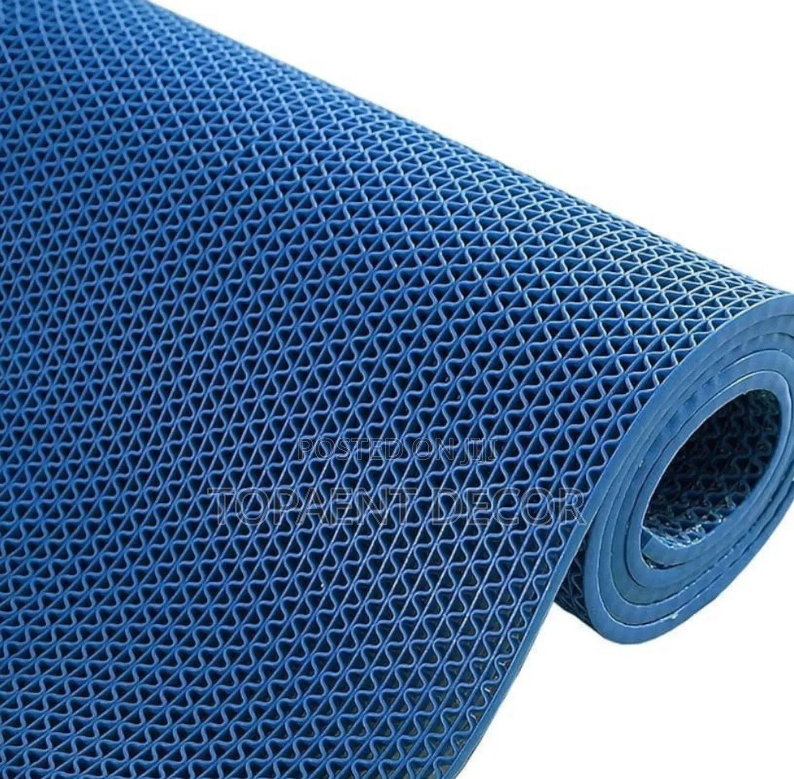 Blue Office and Banks Door Entrance Perforated PVC Mats