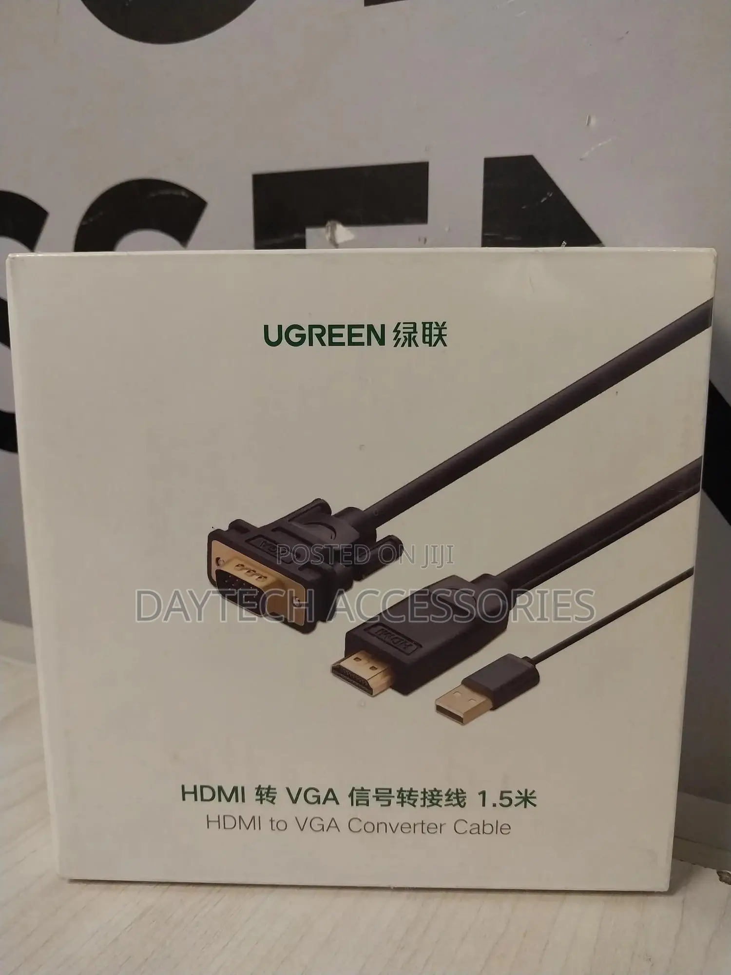 Ugreen 1.5m Hdmi Male to Vga Male Converter Cable (30449)