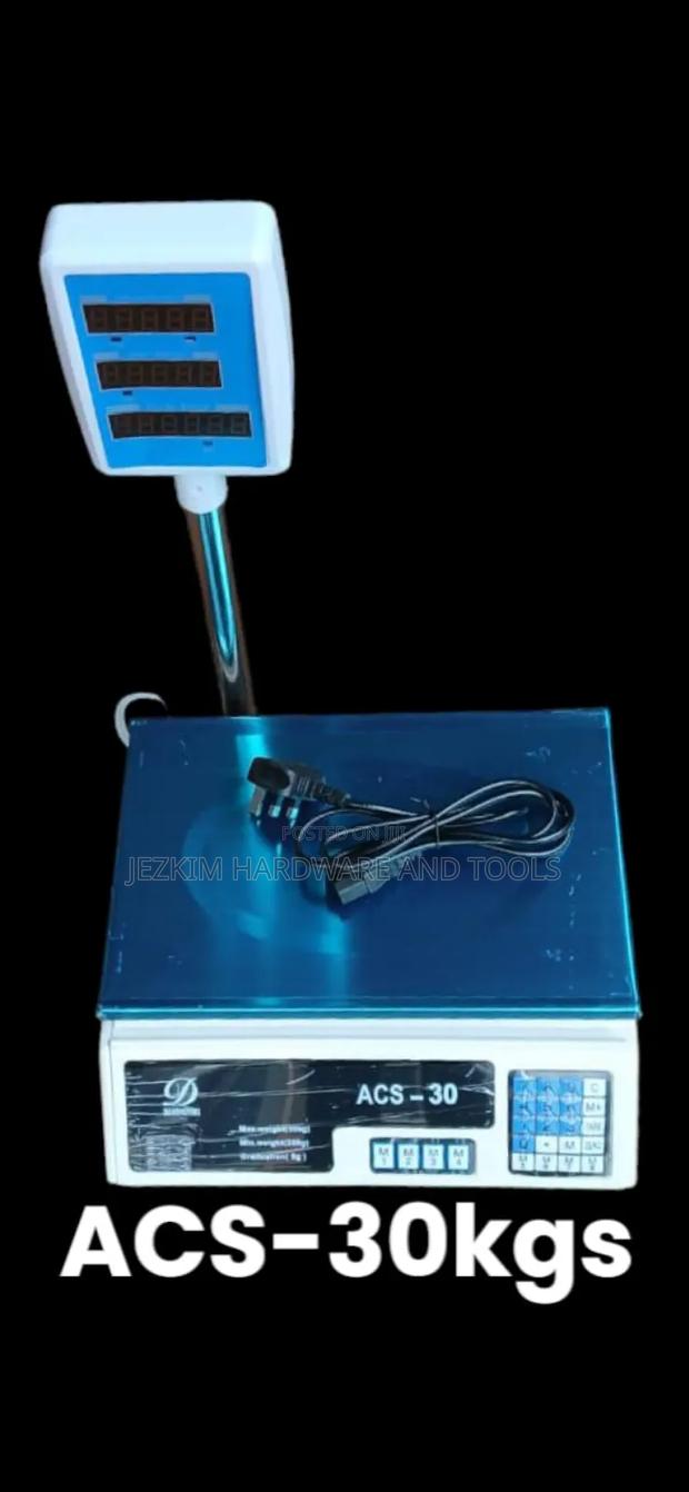 Digital Price Computing Scale With Stand - main view