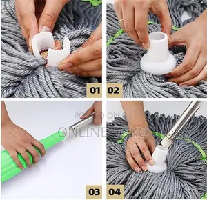 Handsfree 360 Spin 2 in 1 Dehydrated Self Wringing Mop