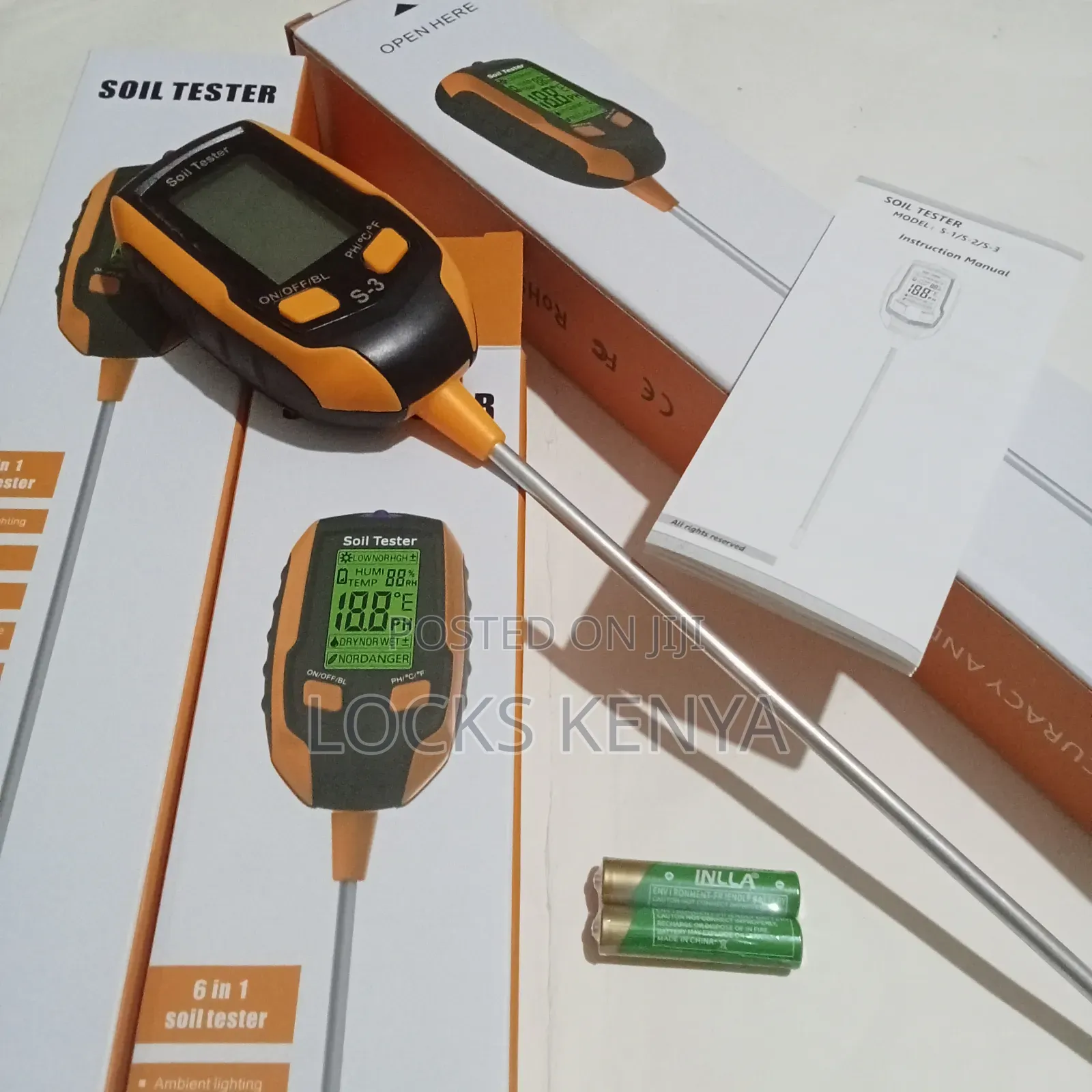 Light Measuring Soil Meter 6 in 1