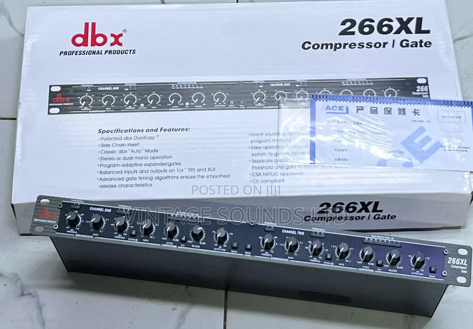 DBX 266xl Compressor / Gate