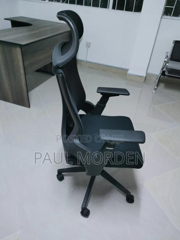 Black High Back Office Chair - thumbnail 2