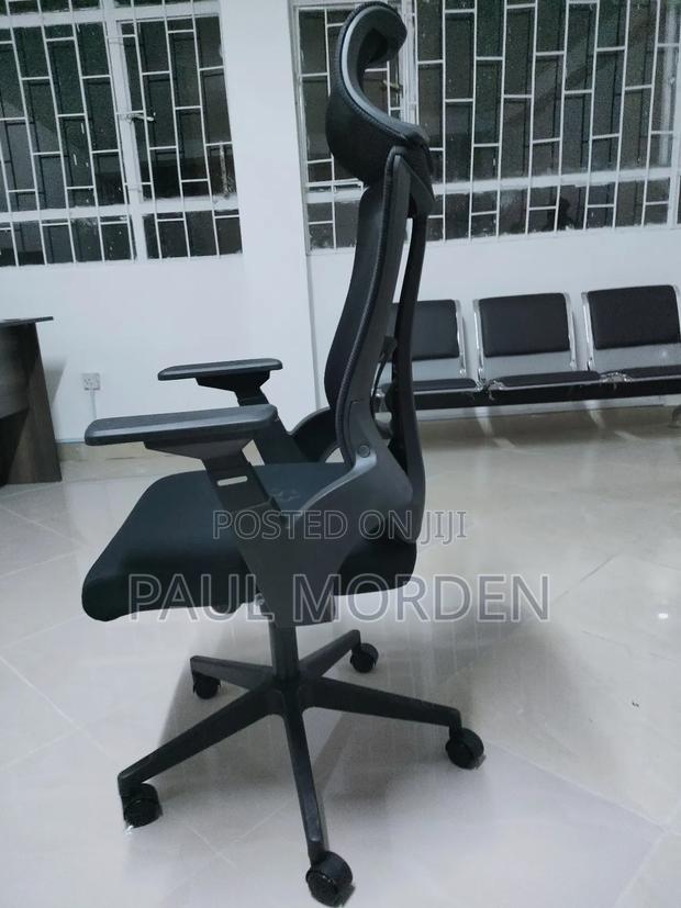 Black High Back Office Chair - thumbnail 4