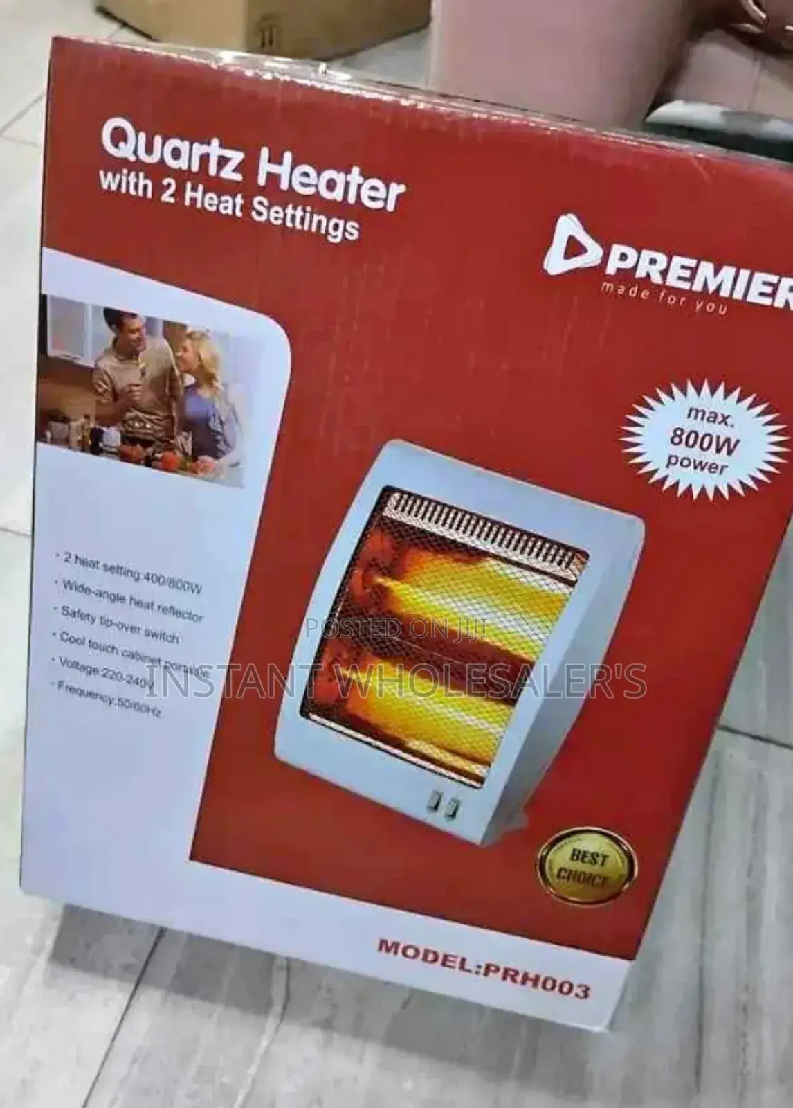 2 Settings Quartz Room Heaters