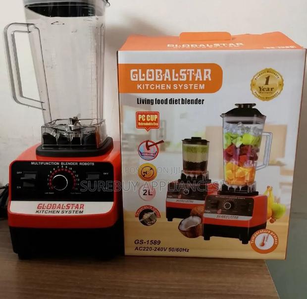 2 In1 Global Star (Silver Crest Model With 1 Yr ) Blender - main view