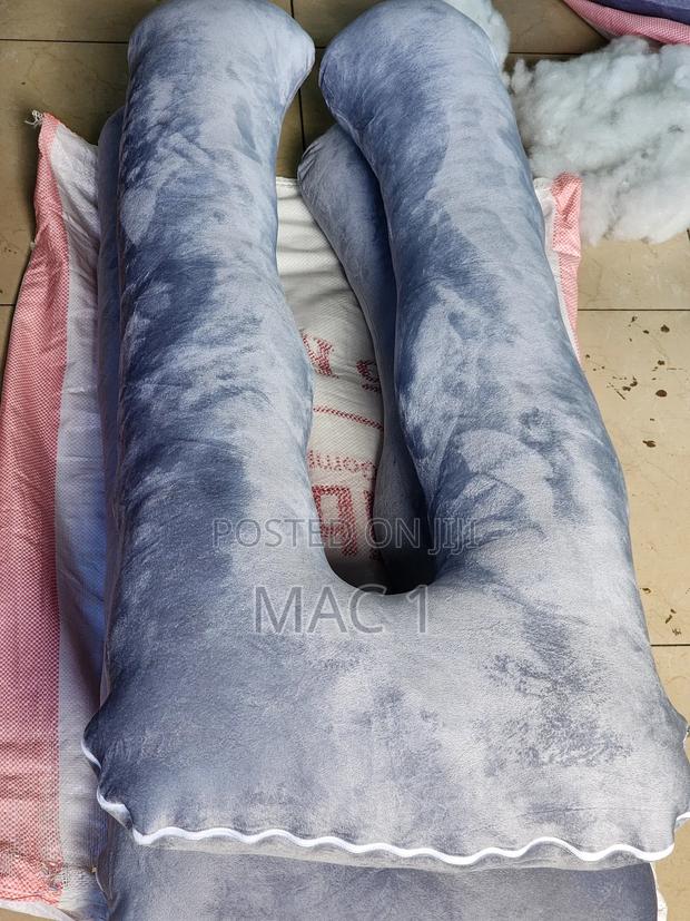 Velvet U Shaped Pregnancy Pillow - main view