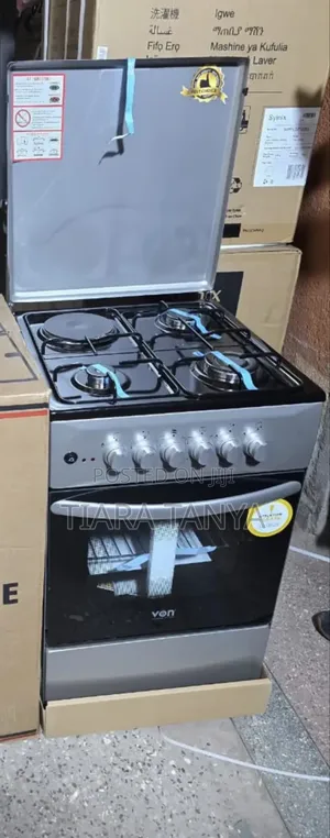 Von 50x50 Standing Cooker 3gas and 1 Electric Cooker