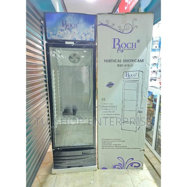 Showcase Fridge!!Roch 409 Litres Side by Side Showc - main view