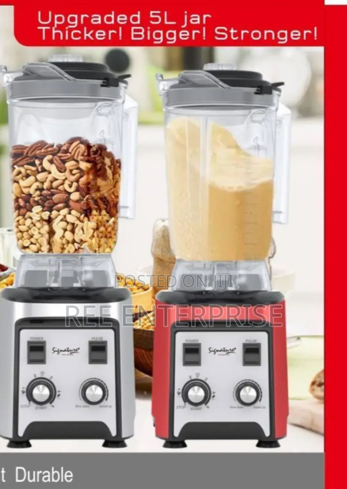 Versatile And Durable  Commercial Blender With 5 Litres Jar