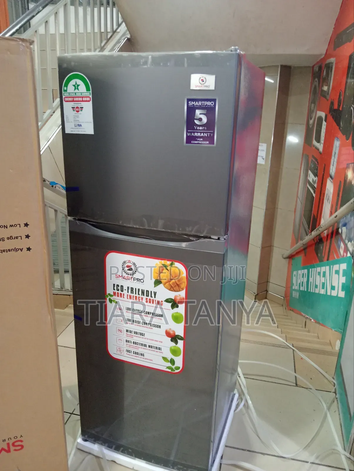 Smart Pro 175dt Double Door 138 Litres Silver