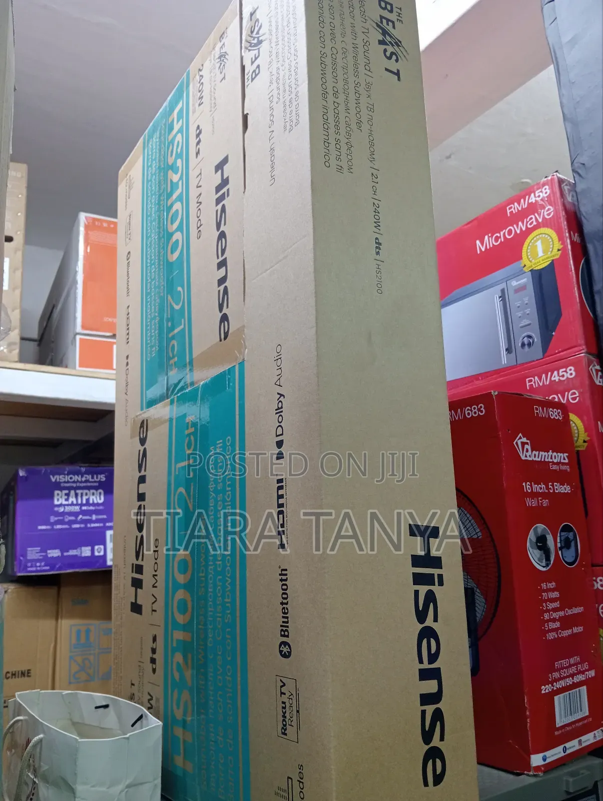 Hisense Hs 2100 2.1 Wireless Soundbar System