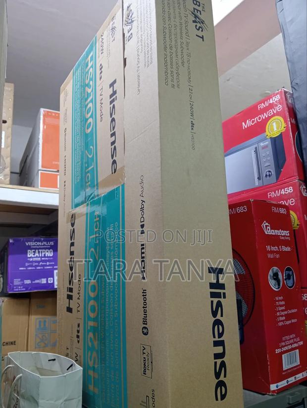 Hisense Hs 2100 2.1 Wireless Soundbar System - thumbnail 2