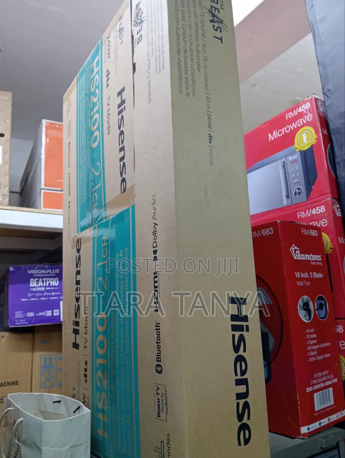 Hisense Hs 2100 2.1 Wireless Soundbar System