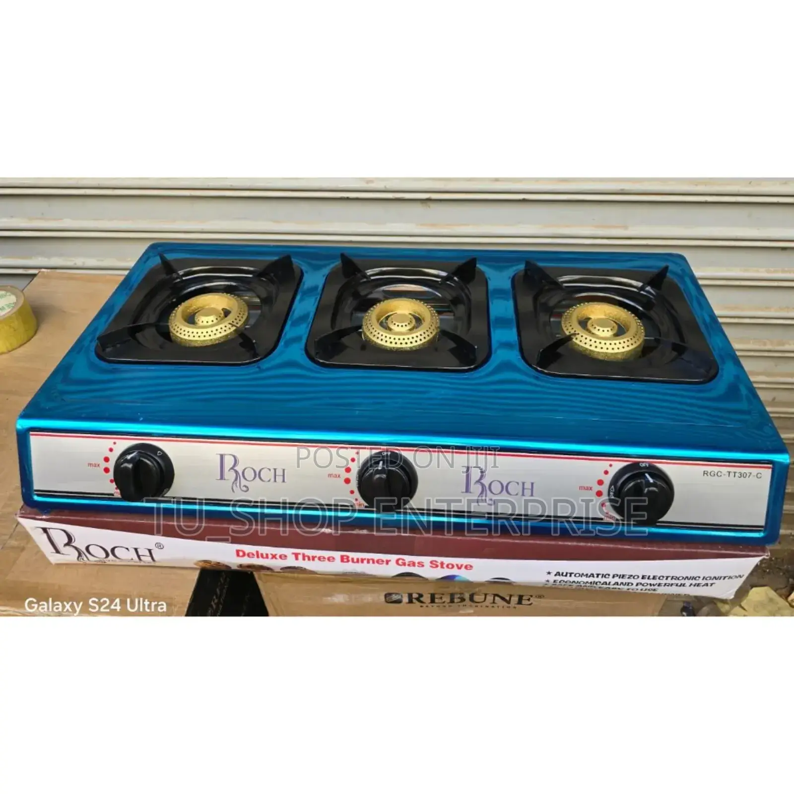 Roch 3 Burner Stainless Cooker