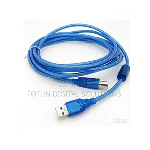 1.5m Blue Usb Printer Cable–Connection for Fast Data Transfe