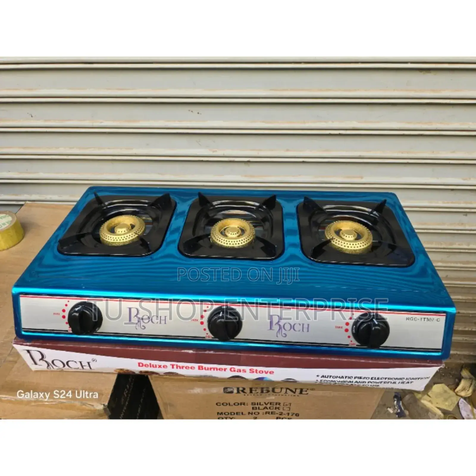 Cooker!!Roch 3 Burner Stainless Cooker