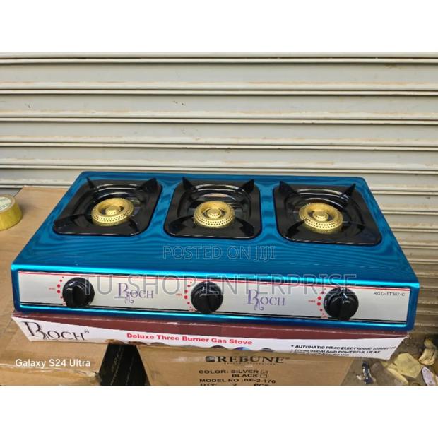 Cooker!!Roch 3 Burner Stainless Cooker