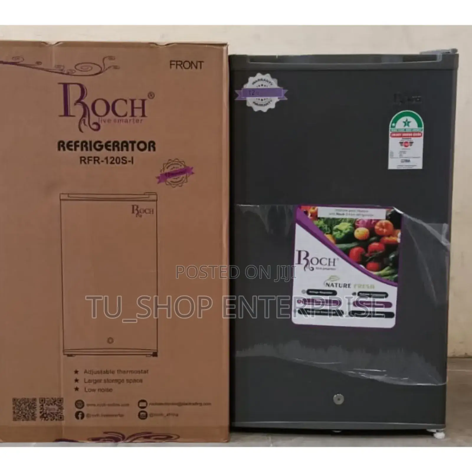 Roch RFR-120s-I Single Door Refrigerator - 90 Litres -