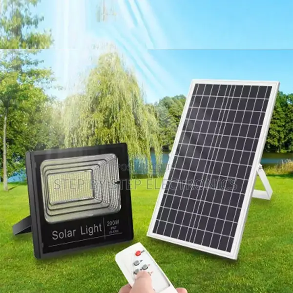 200 100 Watts Outdoor Security Led Solar Flood Light