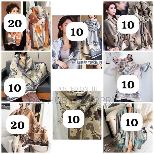 Luxury Floral Print Scarf for Women - thumbnail 5