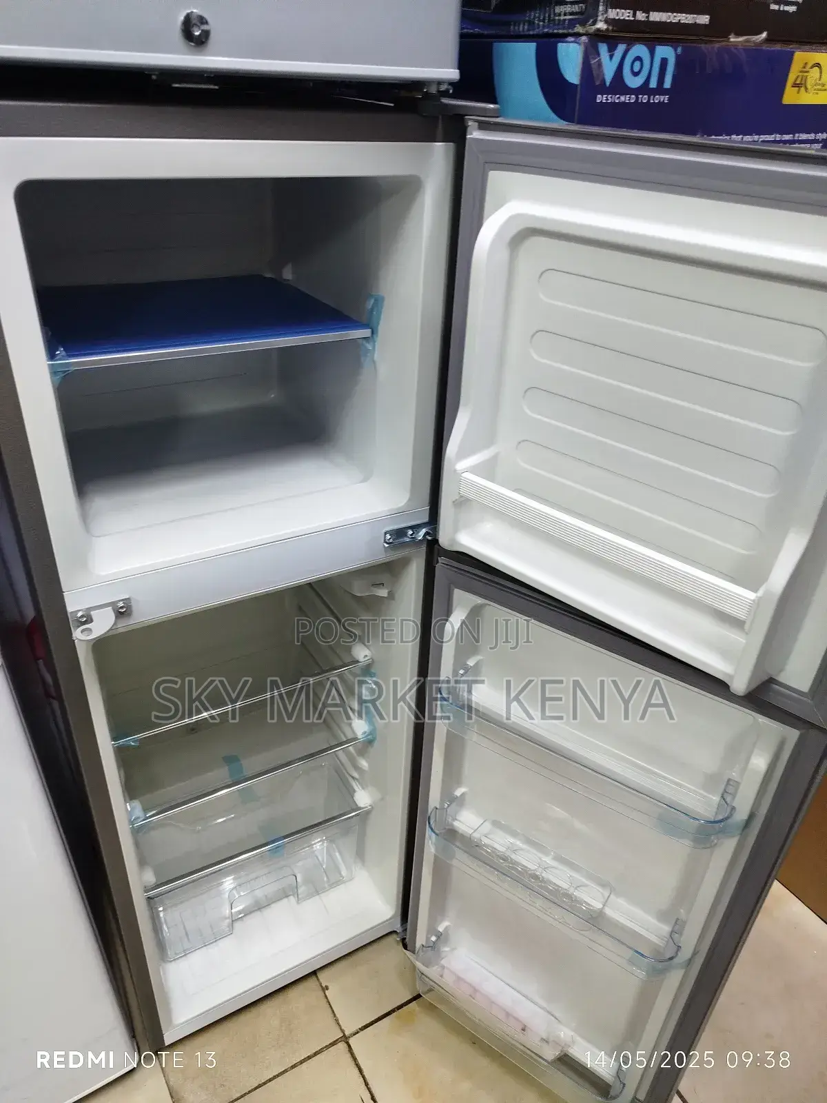 Ramton 128 Litres Rf/173 Double Door Fridge