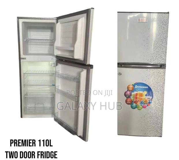 Premier 110l Double Door Fridge - main view
