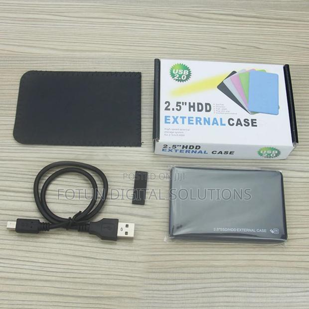 Portable HDD Case – Usb-Powered Box for 2.5” Sata Drives