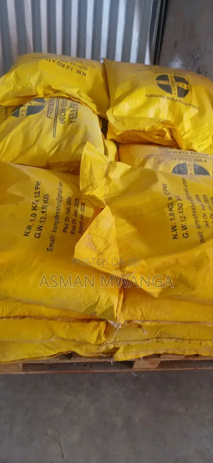 Oxide Pigments Yellow 25kgs