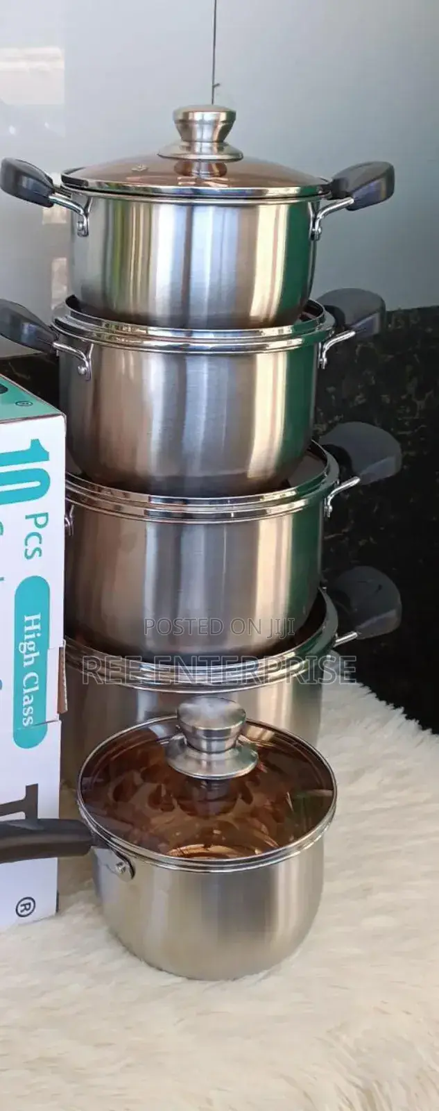 New Model Jp Stainless Cookware 10pcs