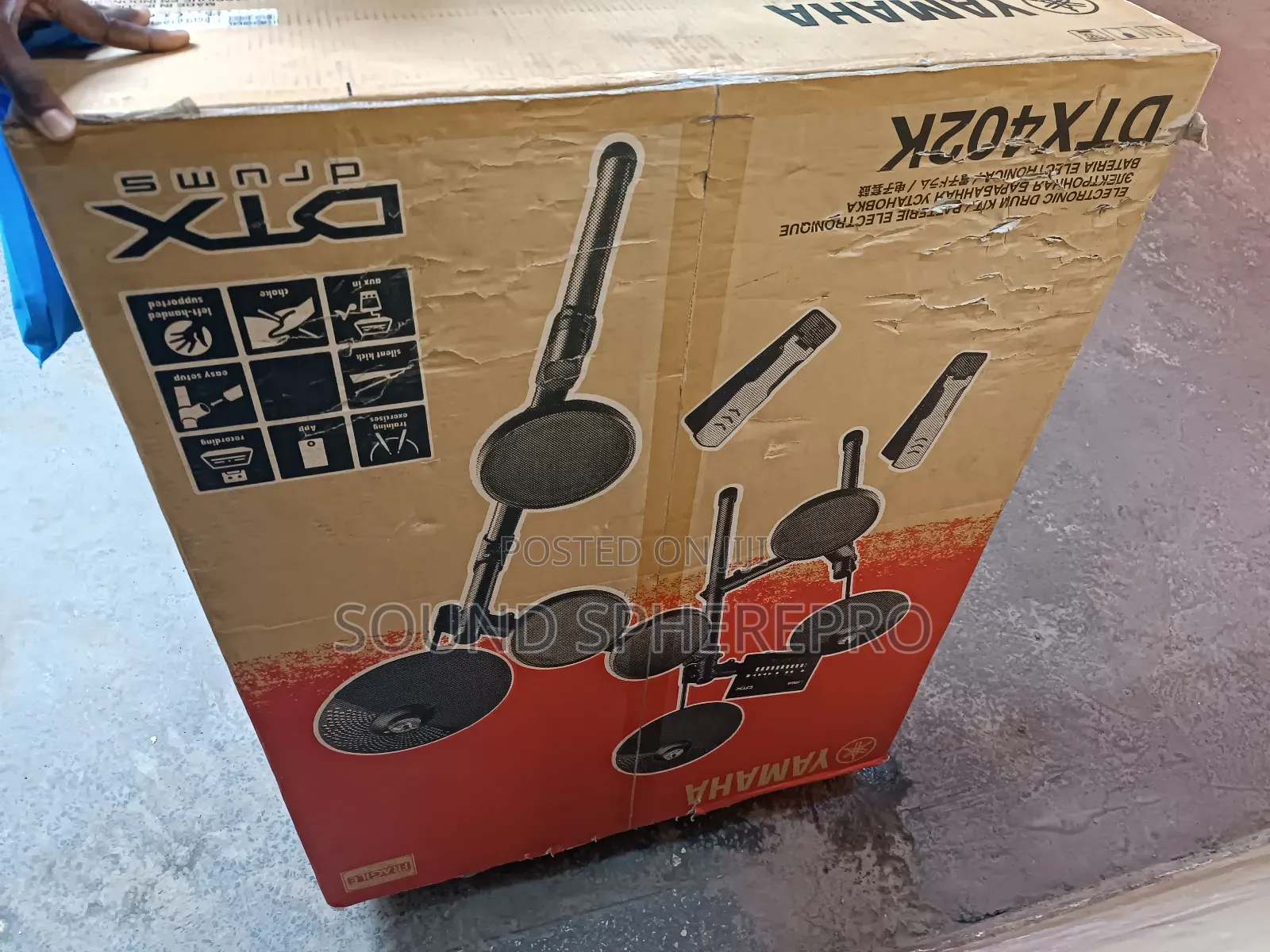 Yamah Dtx402k 5pc  Electric Drumset