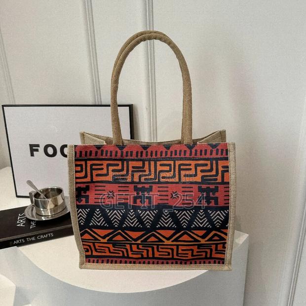 *Geometric Print Pattern Tote Bag - thumbnail 2