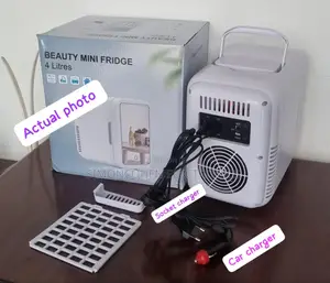 4l Portable Beauty Car Fridge With Mirror