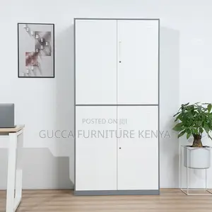 Cabinets:4-Door Steel File Storage Cabinet for Staff Room