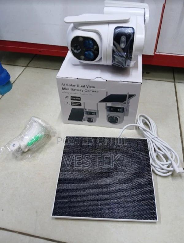Mini Ubox 4g Solar CCTV Camera With Sim Slot PTZ 6mp