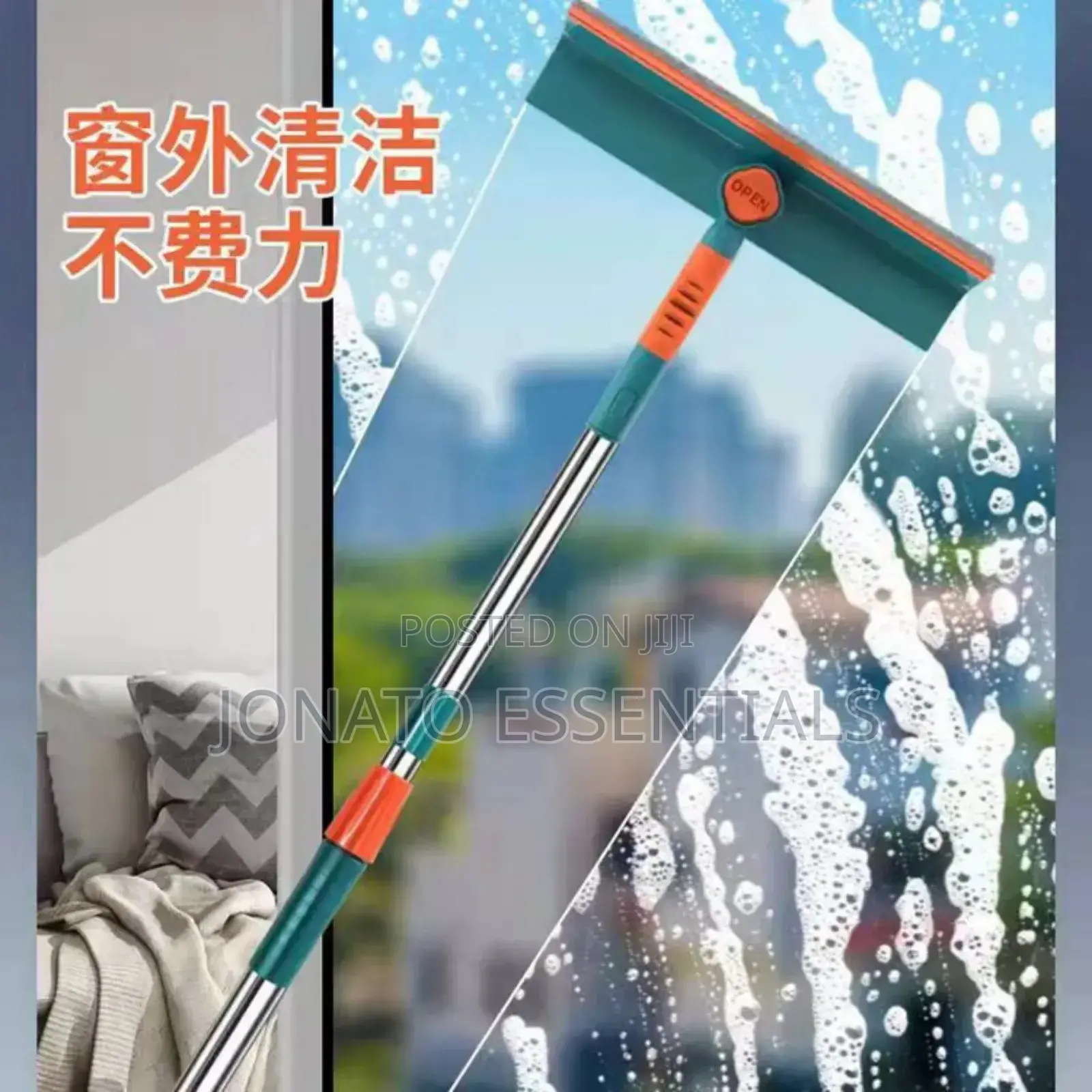 2 in 1 Glass Window Cleaner, Cleaning Tool