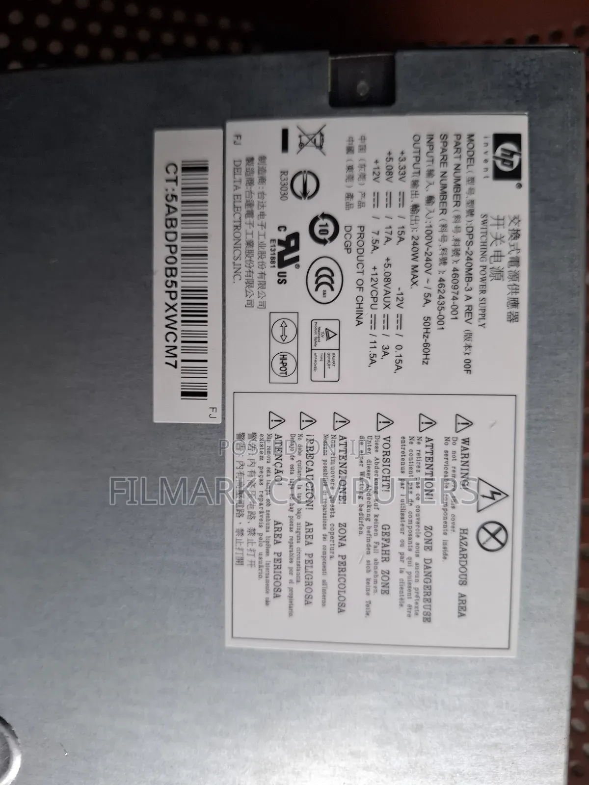 Hp 240w Power Supply for Dc5800 Dc5850 Dc7900 SFF