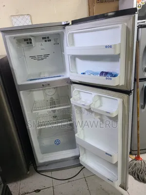 Black Handles Double Refrigerator