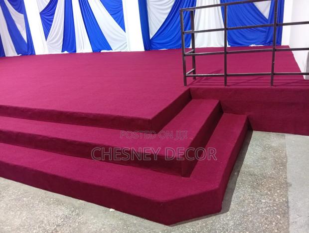 Red, Wall To Wall Carpet - thumbnail 3