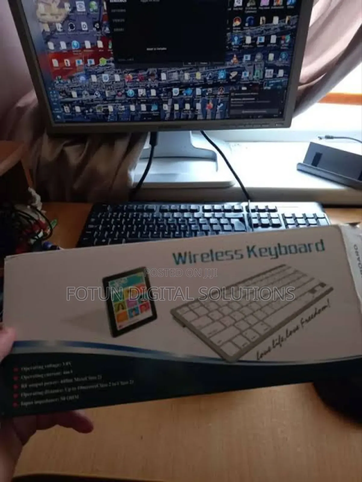 Rechargeable Bluetooth Keyboard –Compatible With All Devices