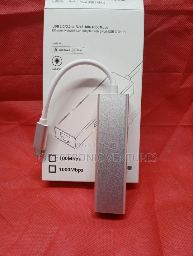 Type C 4 in 1 Hub With Ethernet Adapter - thumbnail 2