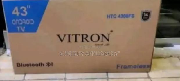 Vitron 43′′ Frameless Smart Android Tv – Bluetooth Enabled - main view