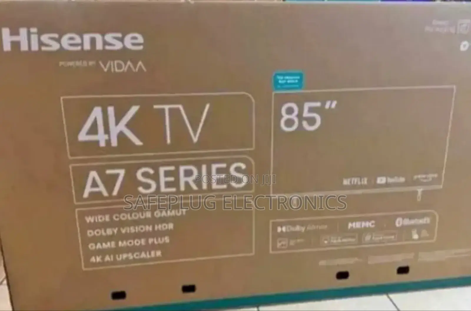 Television Hisense 85" Uhd A7 Smart Series