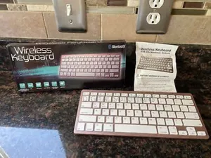 Slim Bluetooth Keyboard–Wireless Typing for Tablets, Phones